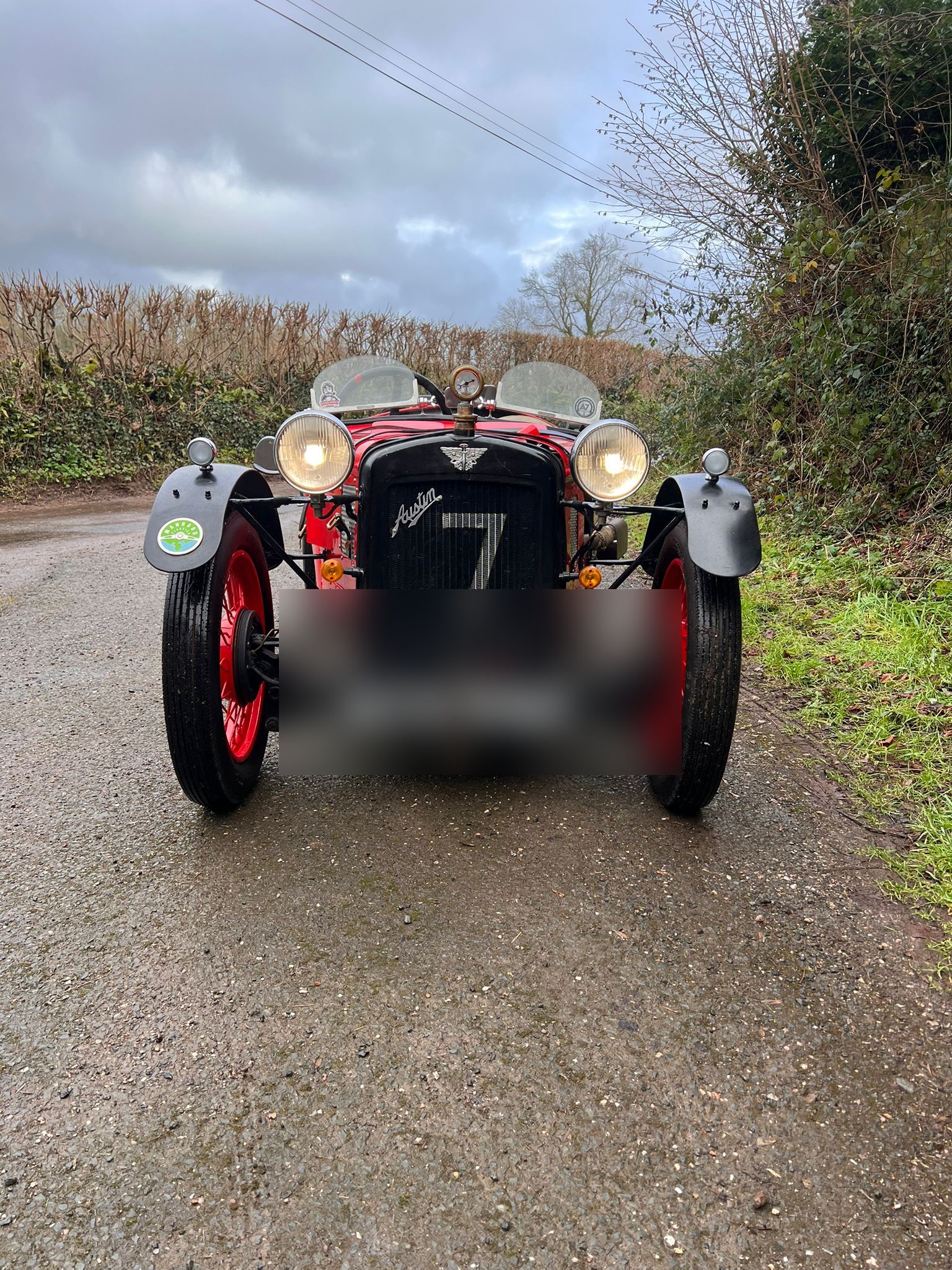 1935 Austin 7 Special on a country lane